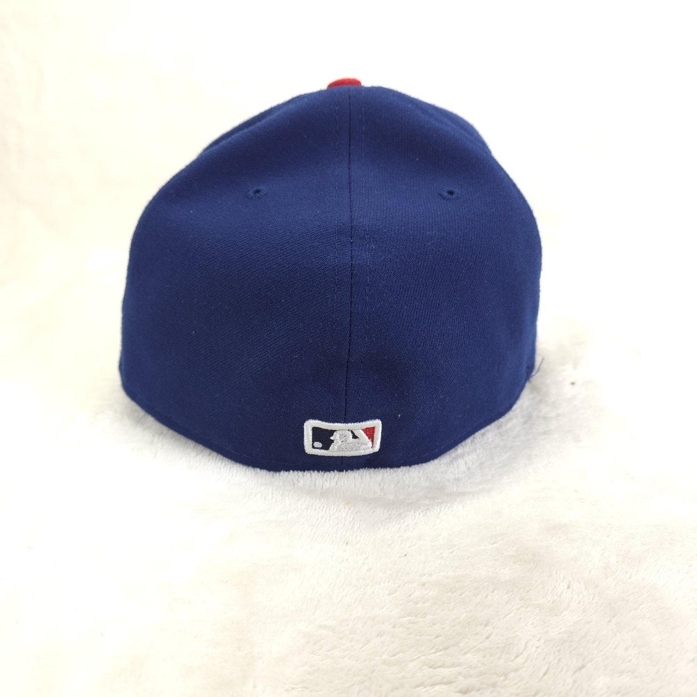 Philadelphia Phillies Hat Players Cap Mens 7 5/8 Blue MLB Baseball Made in USA - Picture 3 of 8